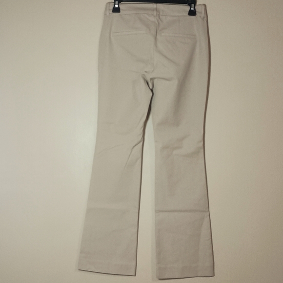Old Navy 2 Pair of High Rise Pixie Flare Khaki Uniform Pants - Picture 4 of 7